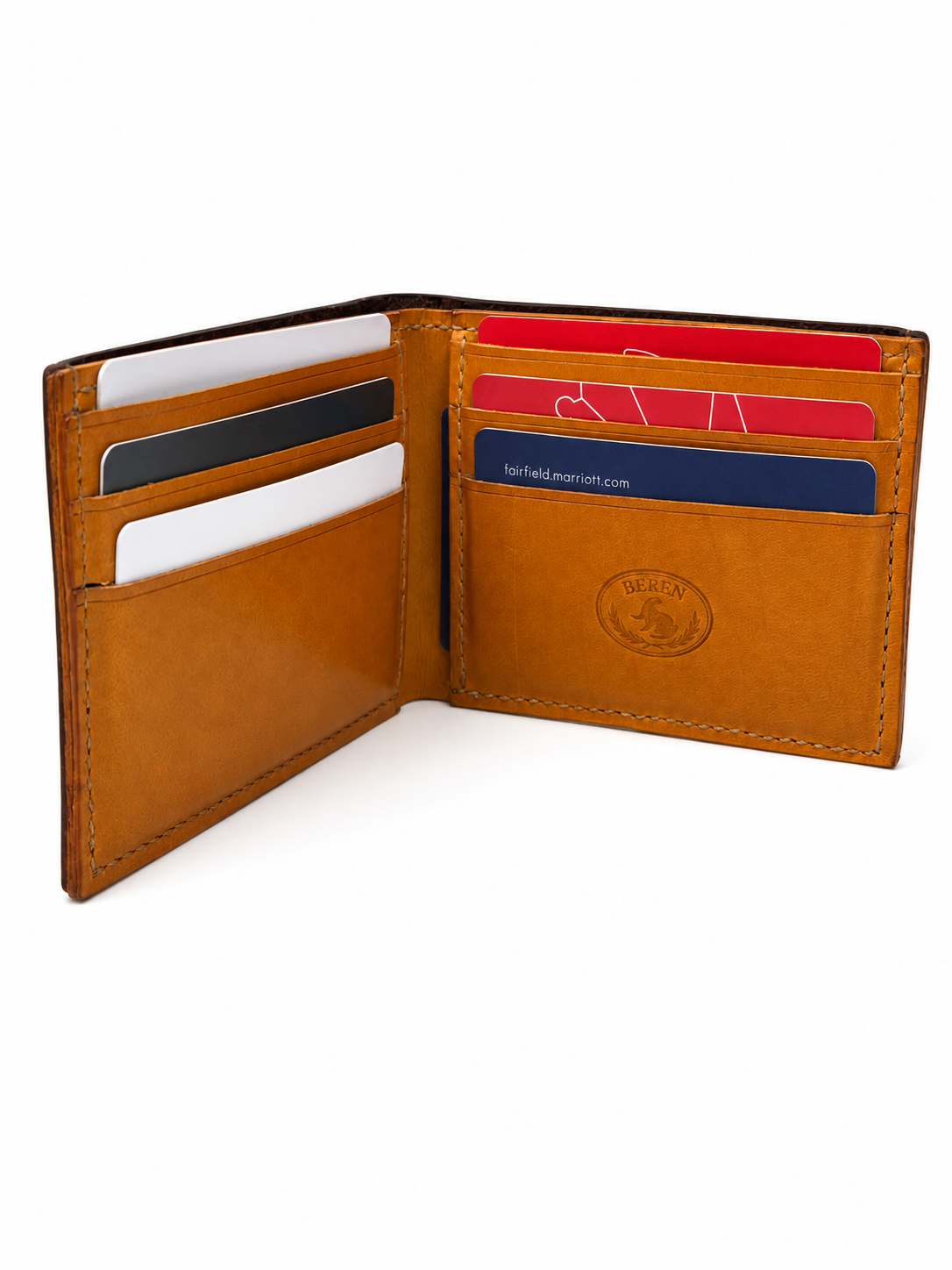 Beren Burgundy Bifold Wallet