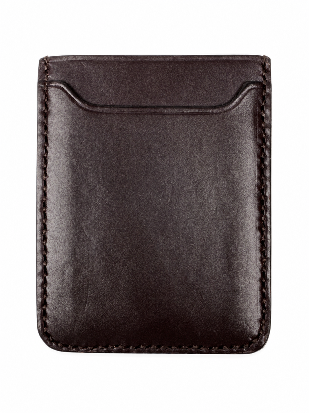 Beren Burgundy Card Holder — Horween / Burgundy