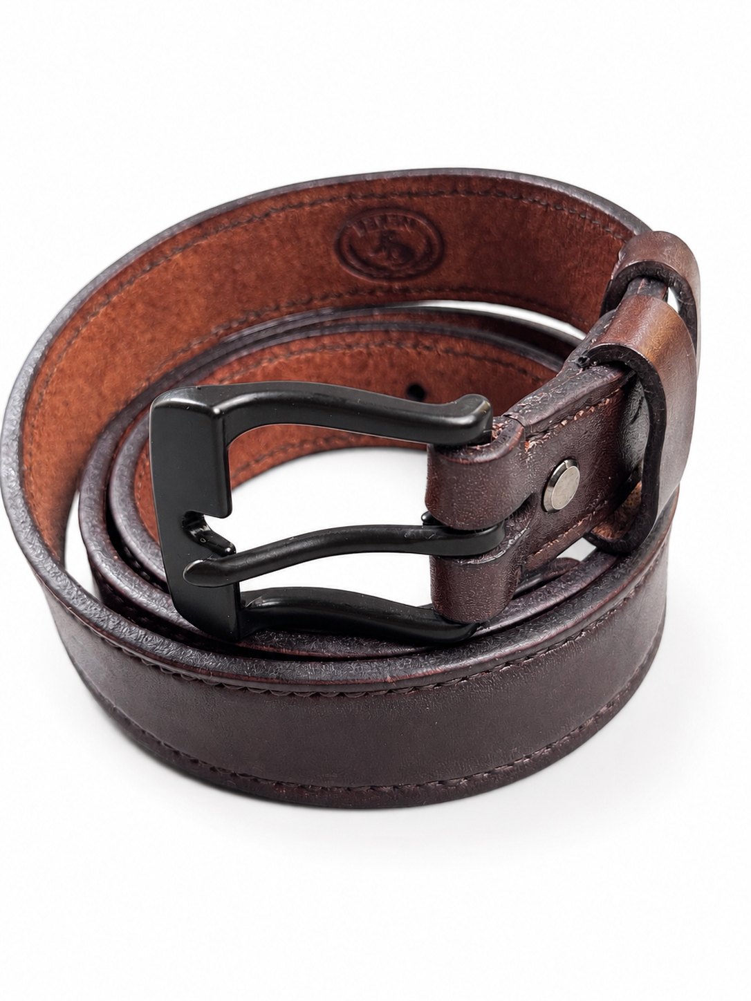 Men’s Hand-Stitched Wickett & Craig Traditional Harness Leather Belt