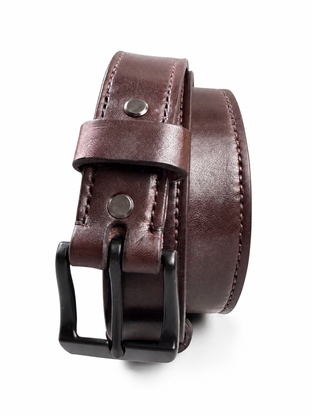 Men’s Hand-Stitched Wickett & Craig Traditional Harness Leather Belt