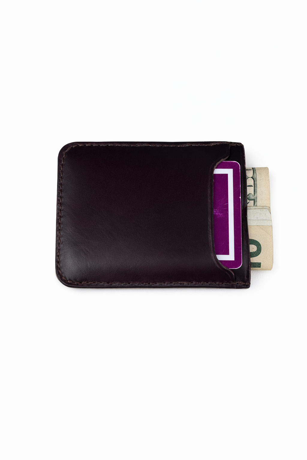 Beren Burgundy Card Holder