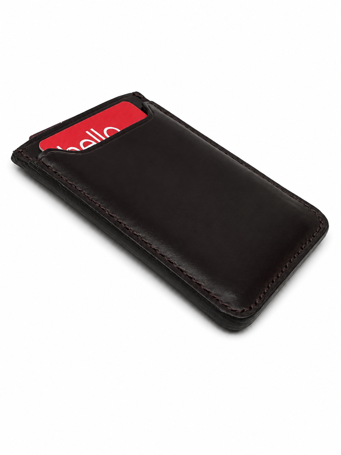 Beren Burgundy Card Holder