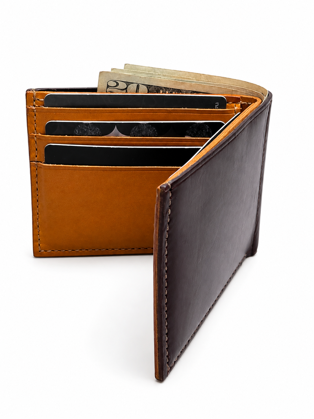 Beren Burgundy Bifold Wallet