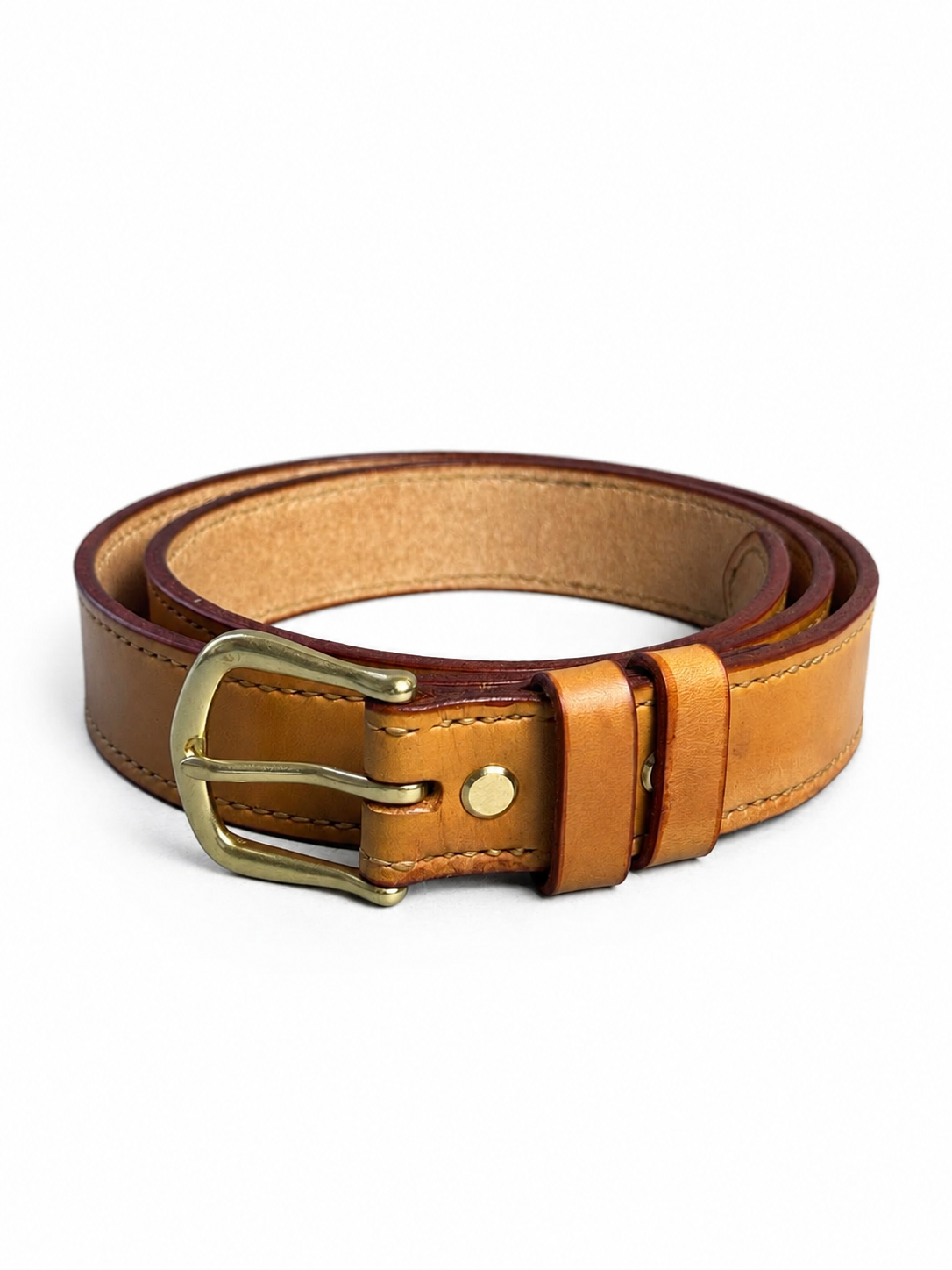 Men’s Hand-Stitched English Bridle Leather Belt — Sedgwick English Bridle · Hand-stitched